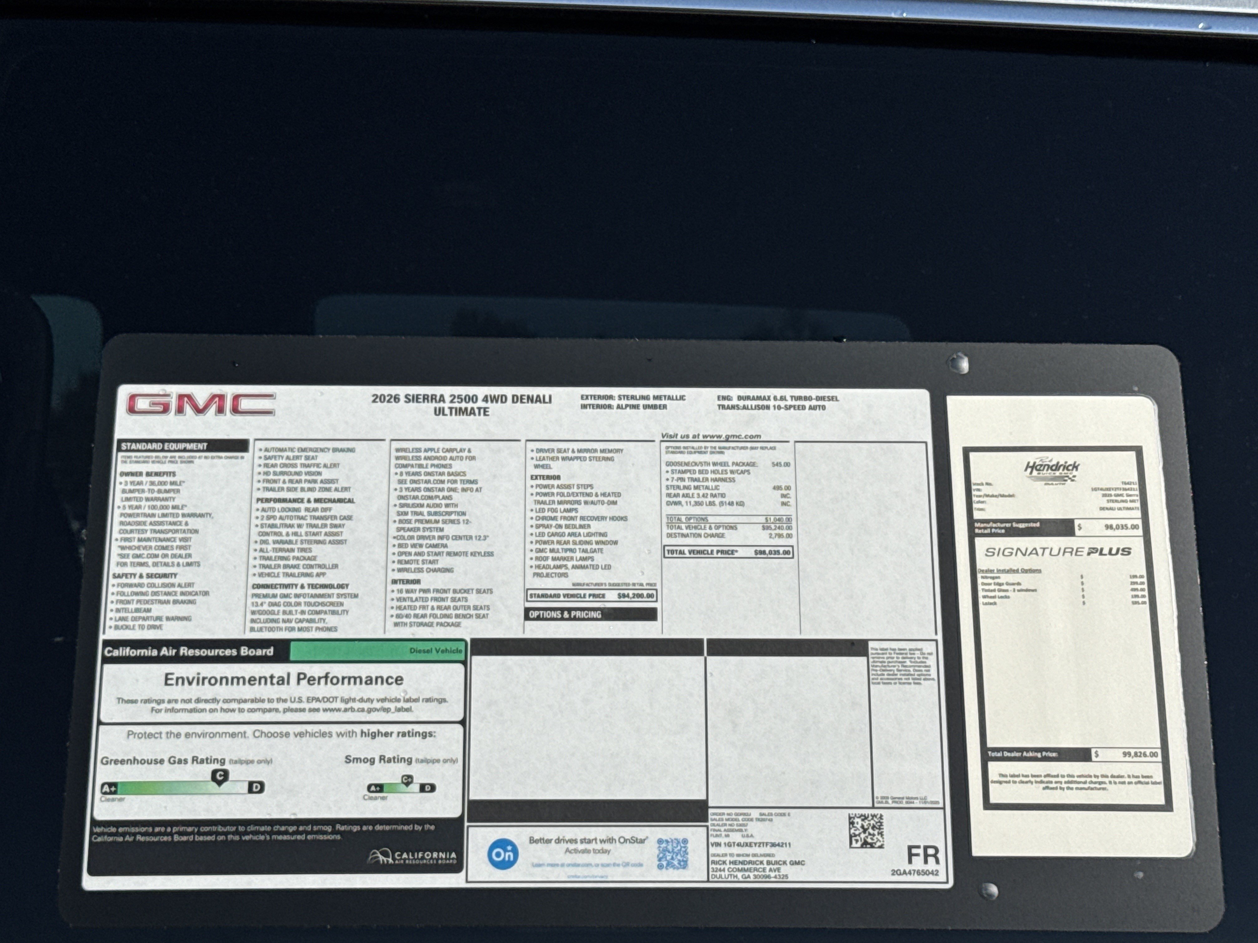 New 2026 GMC Sierra 2500 Denali Ultimate AWD/4WD image 37
