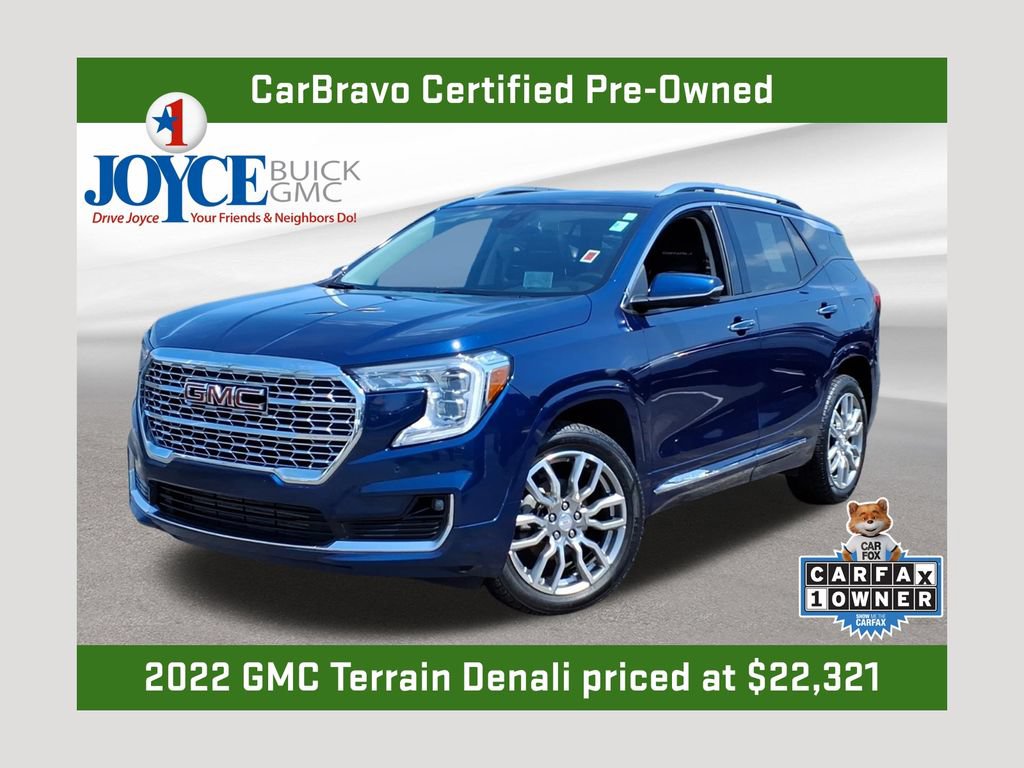 Certified 2022 GMC Terrain Denali w/ LPO, Floor Liner Package