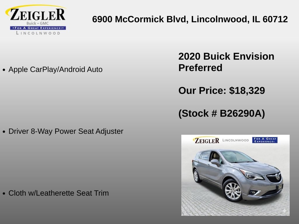 Used 2020 Buick Envision Preferred FWD image 18