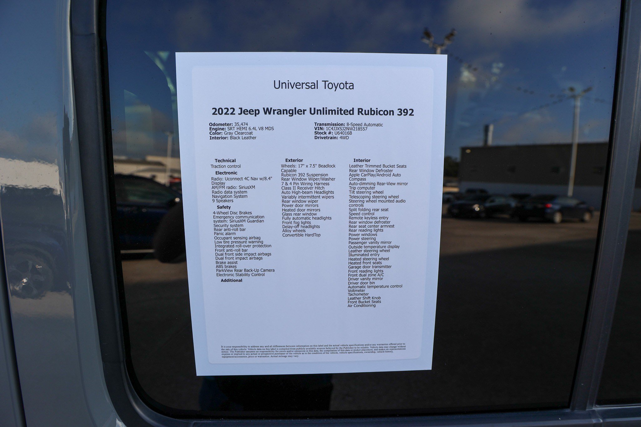 Used 2022 Jeep Wrangler Unlimited Rubicon w/ Trailer Tow Package AWD/4WD image 57