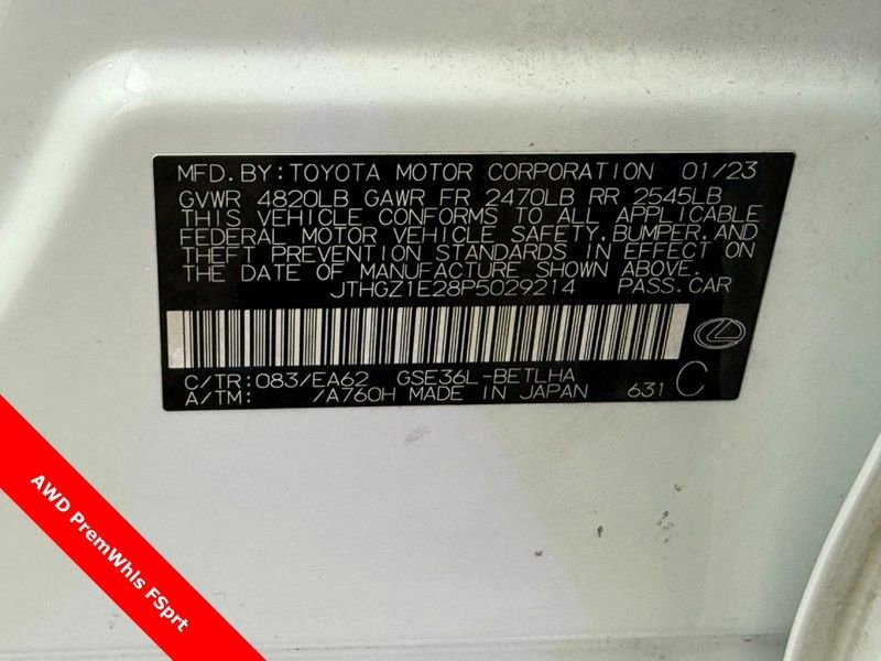 Used 2023 Lexus IS 350 F Sport w/ Handling Package image 32