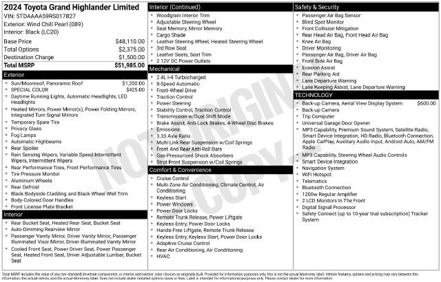 Used 2024 Toyota Grand Highlander FWD image 8
