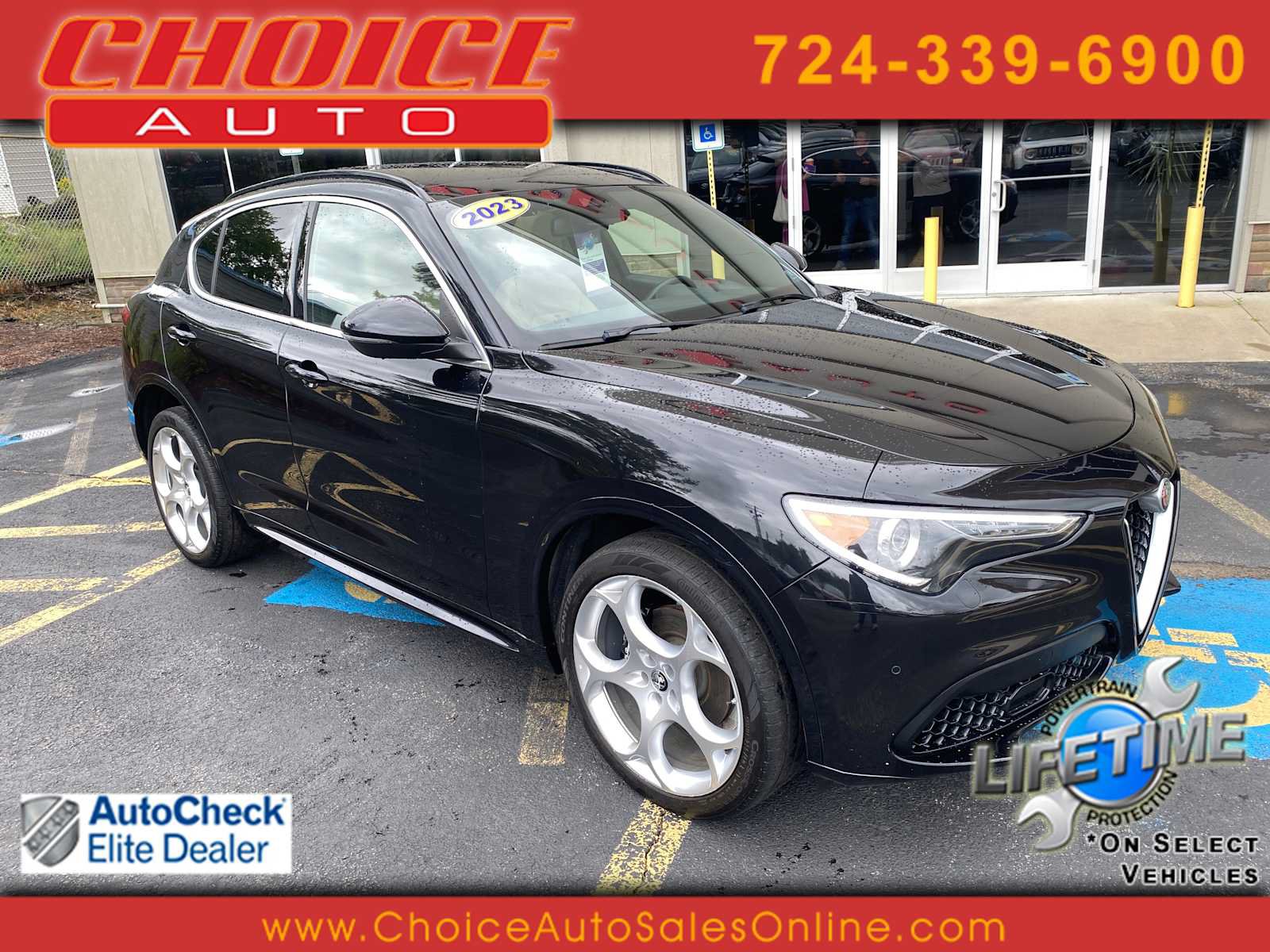 Used 2023 Alfa Romeo Stelvio Ti Lusso w/ Quick Order Package 22X Lusso