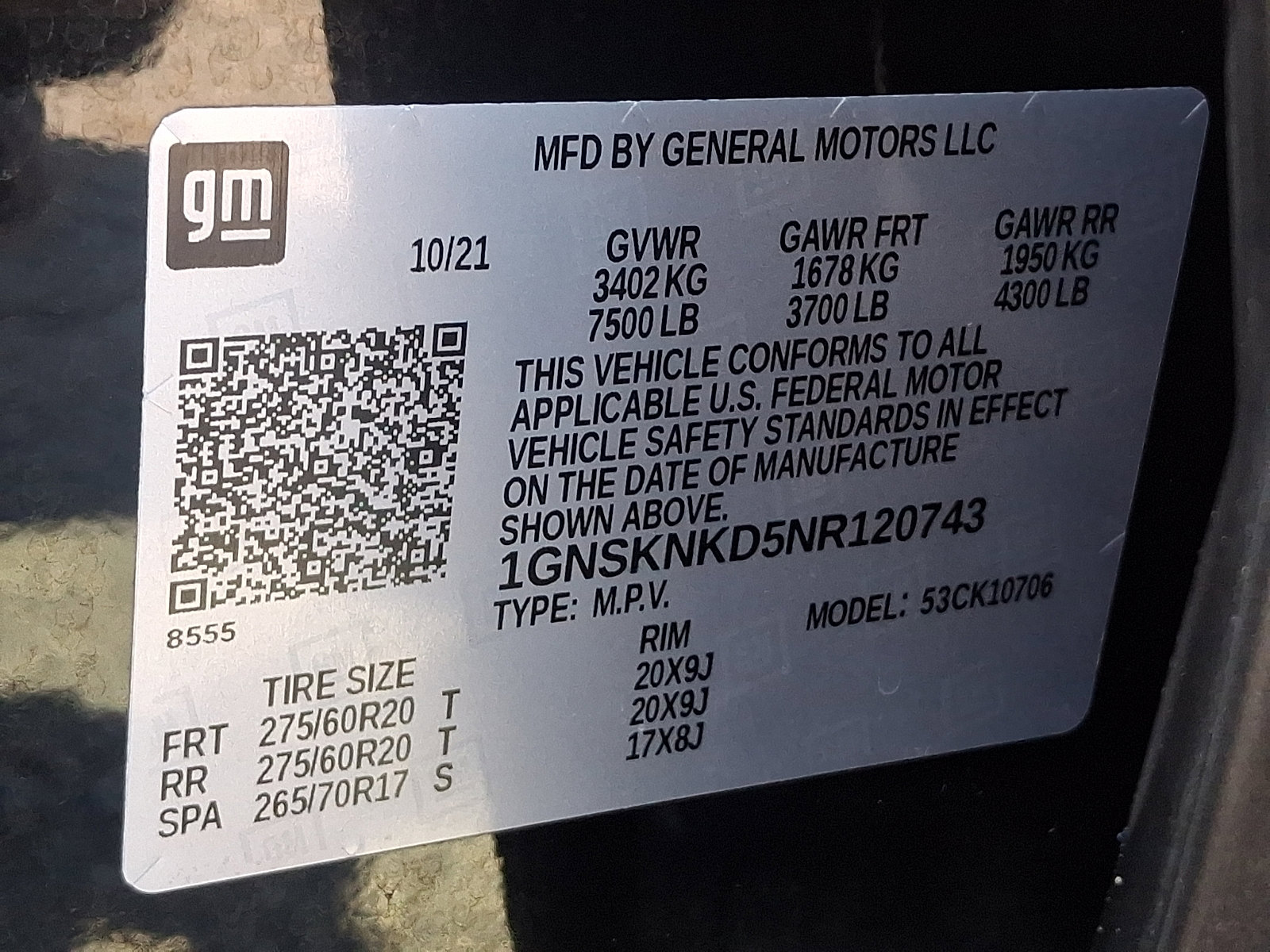 Certified 2022 Chevrolet Tahoe LT w/ LT Signature Package AWD/4WD image 27