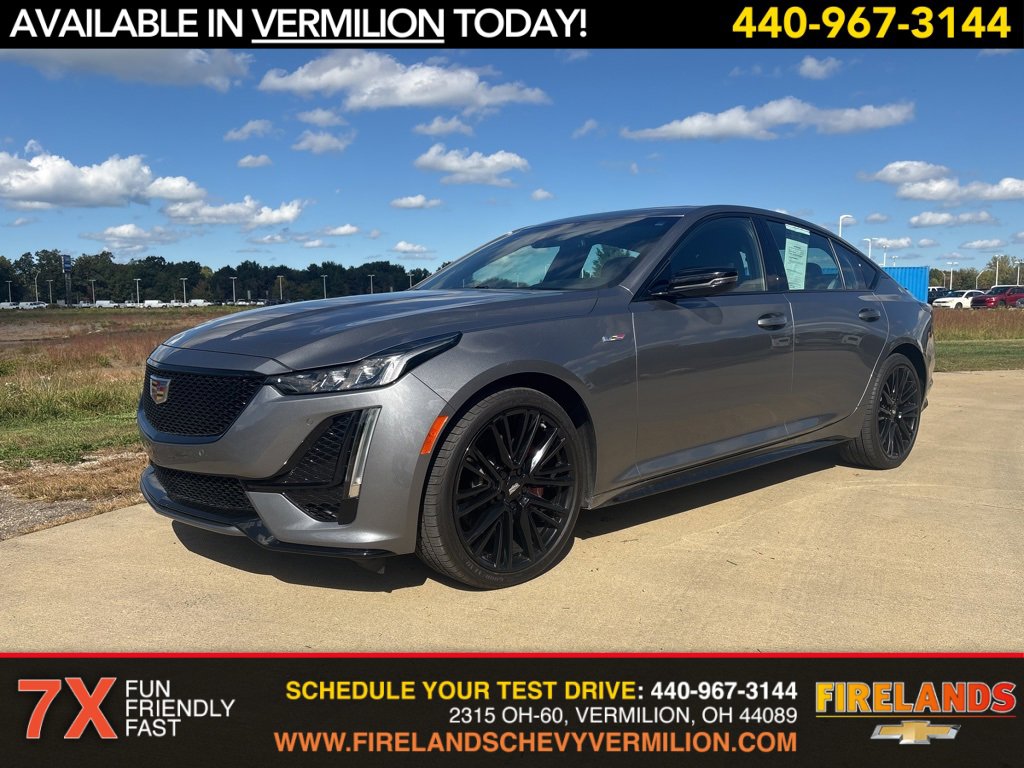 Certified 2022 Cadillac CT5 V w/ LPO, ONYX Package