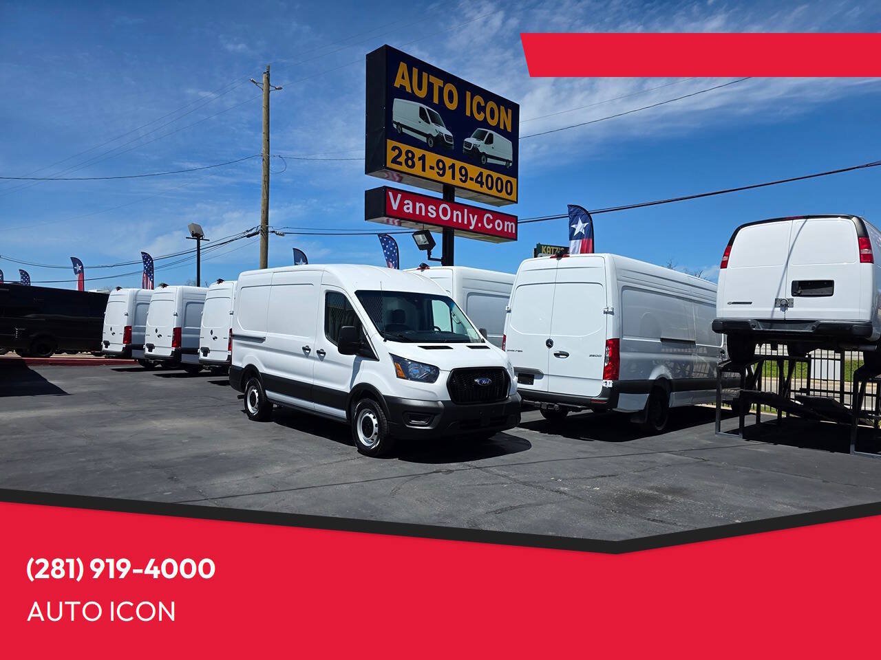 Used 2023 Ford Transit 150 Medium Roof w/ Load Area Protection Package RWD image 1