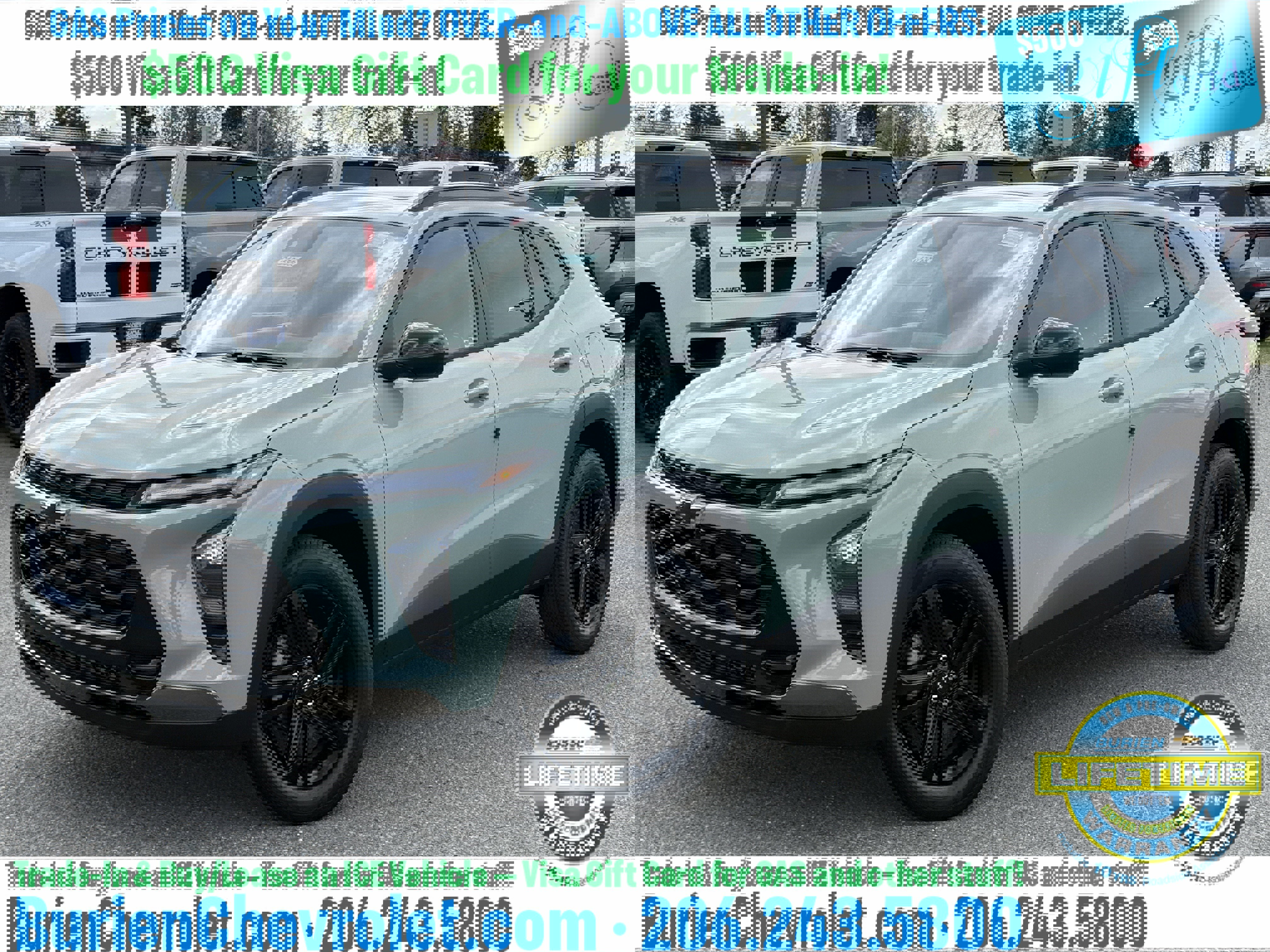 New 2026 Chevrolet Trax ACTIV w/ Sunroof Package