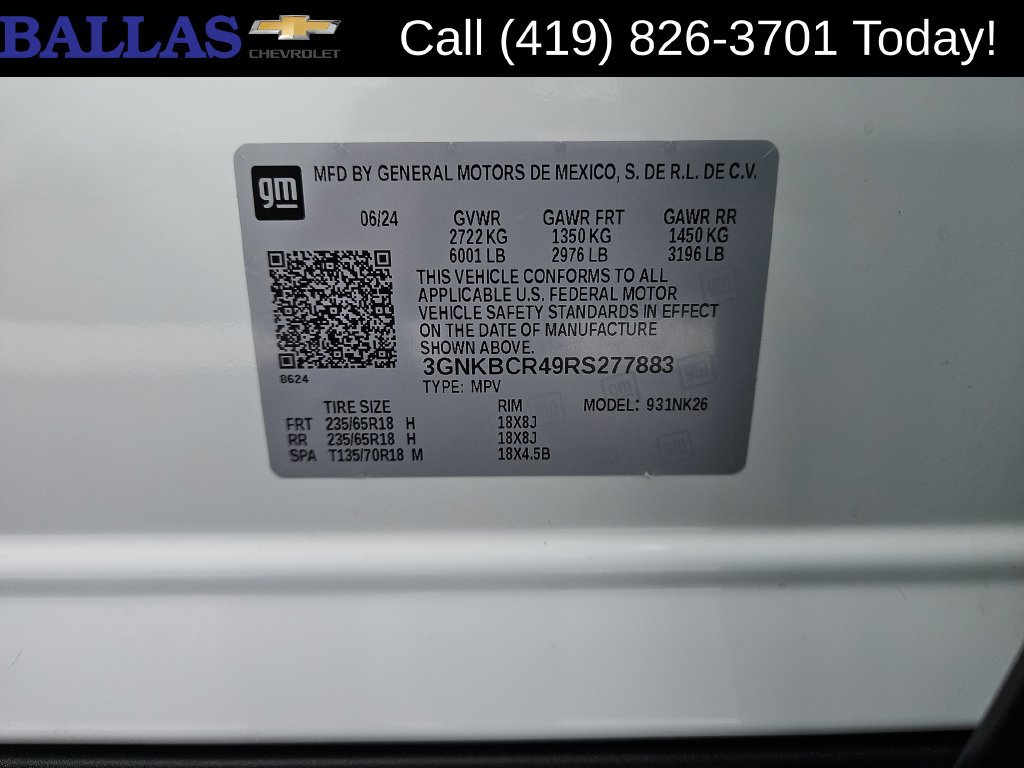 Certified 2024 Chevrolet Blazer LT w/ Convenience Package FWD image 33