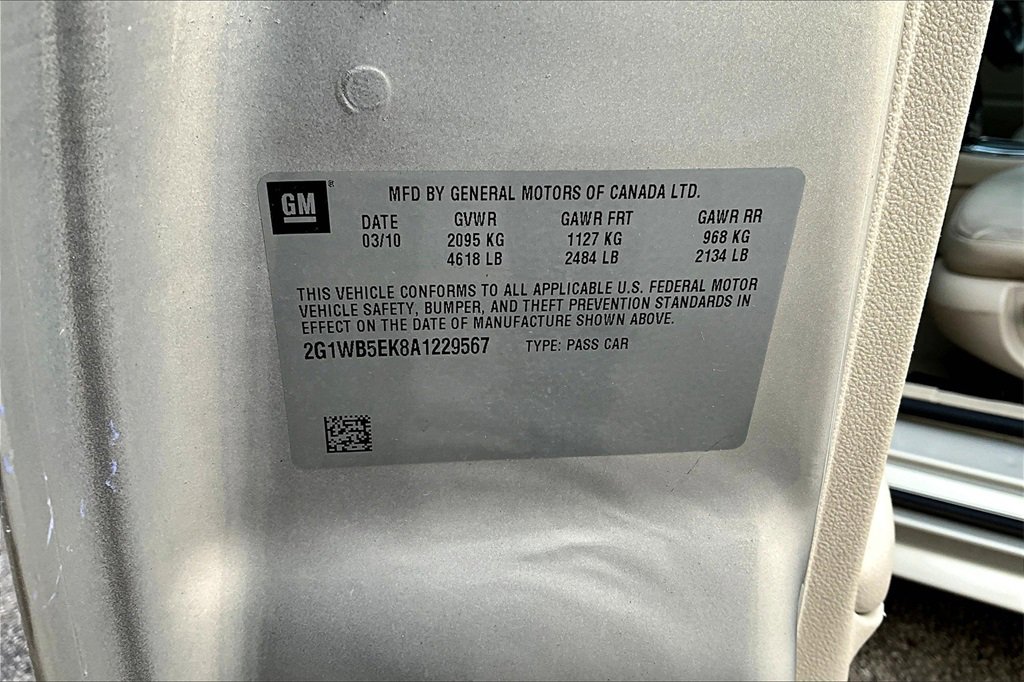 Used 2010 Chevrolet Impala LT w/ Luxury Edition Package image 17