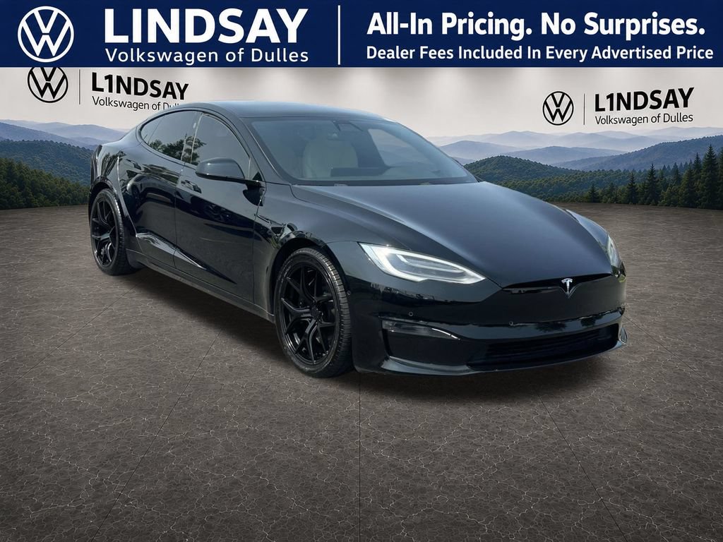 Used 2021 Tesla Model S Plaid AWD/4WD image 1