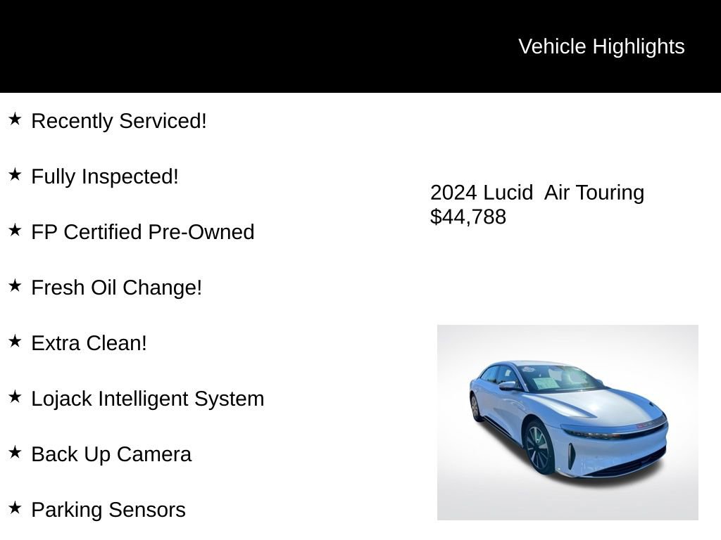 Used 2024 Lucid Air Touring image 2
