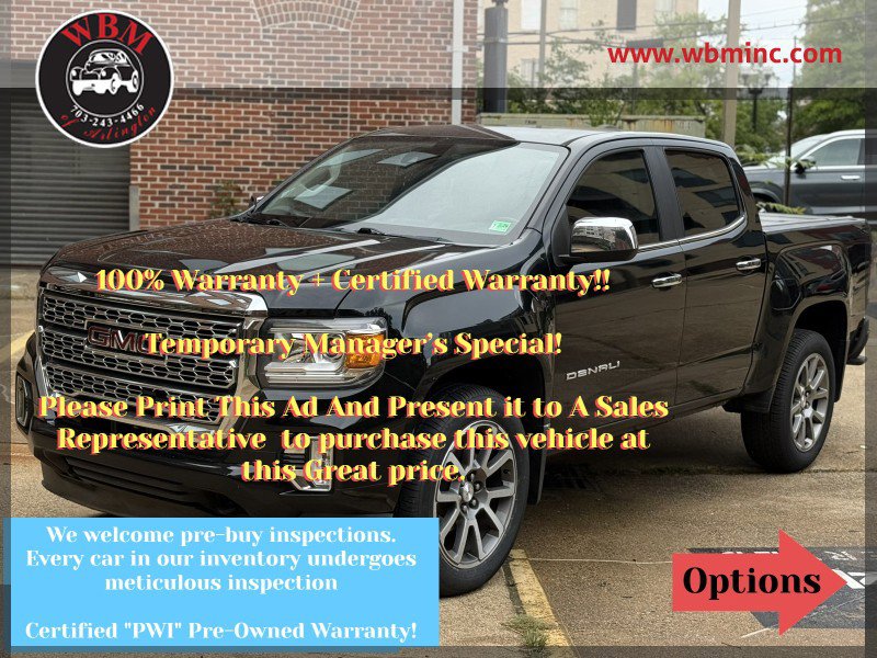 Used 2021 GMC Canyon Denali