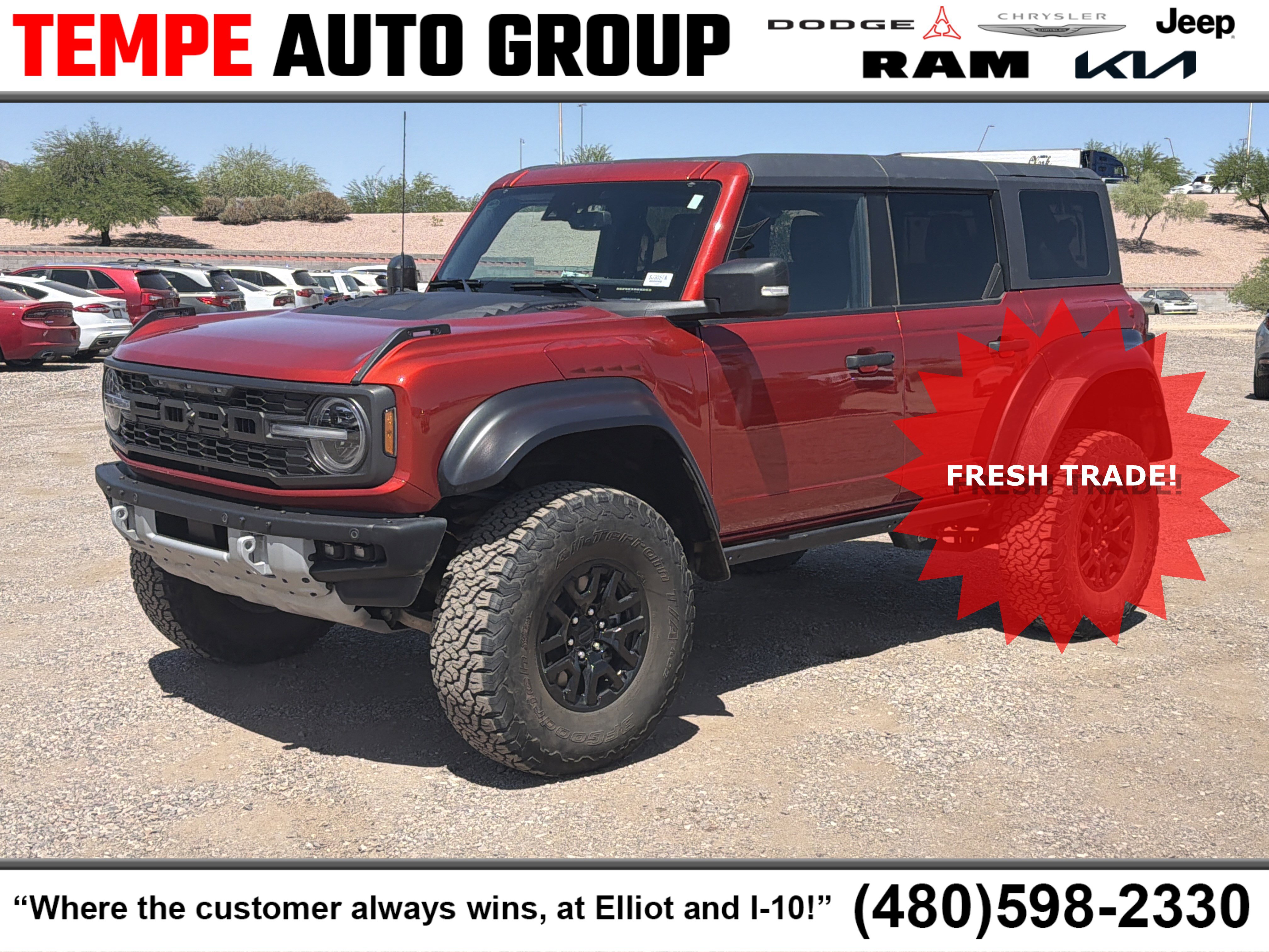 Used 2023 Ford Bronco Raptor AWD/4WD image 1