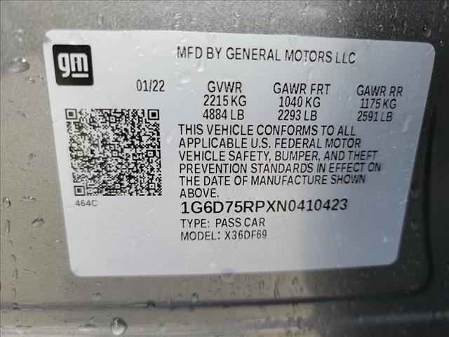 Used 2022 Cadillac CT4 V Blackwing w/ Driver Assist Package RWD image 21