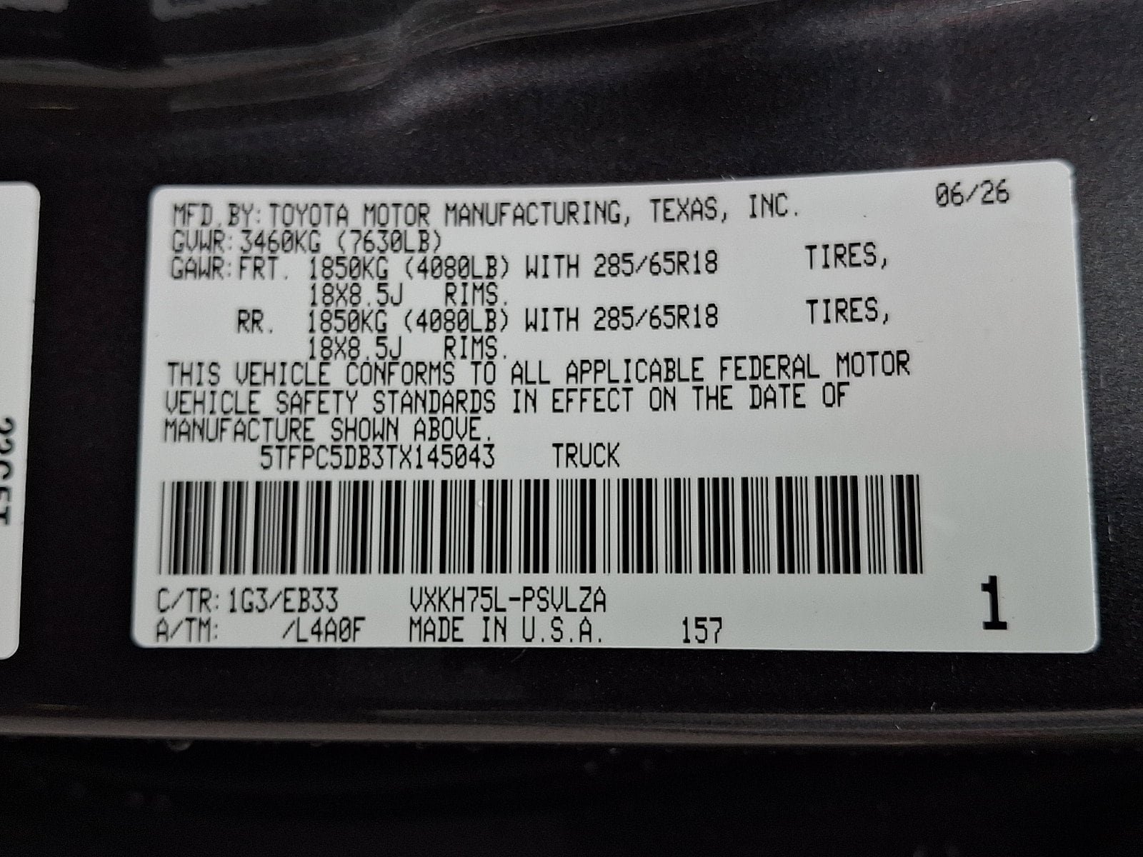 New 2026 Toyota Tundra TRD Pro AWD/4WD image 20
