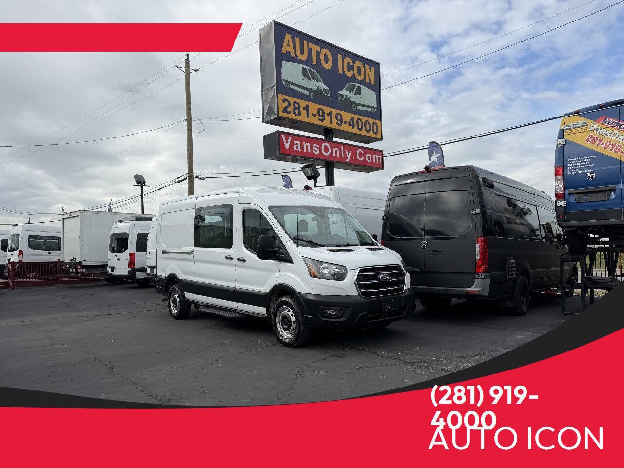 Used 2020 Ford Transit 250 Medium Roof RWD image 1