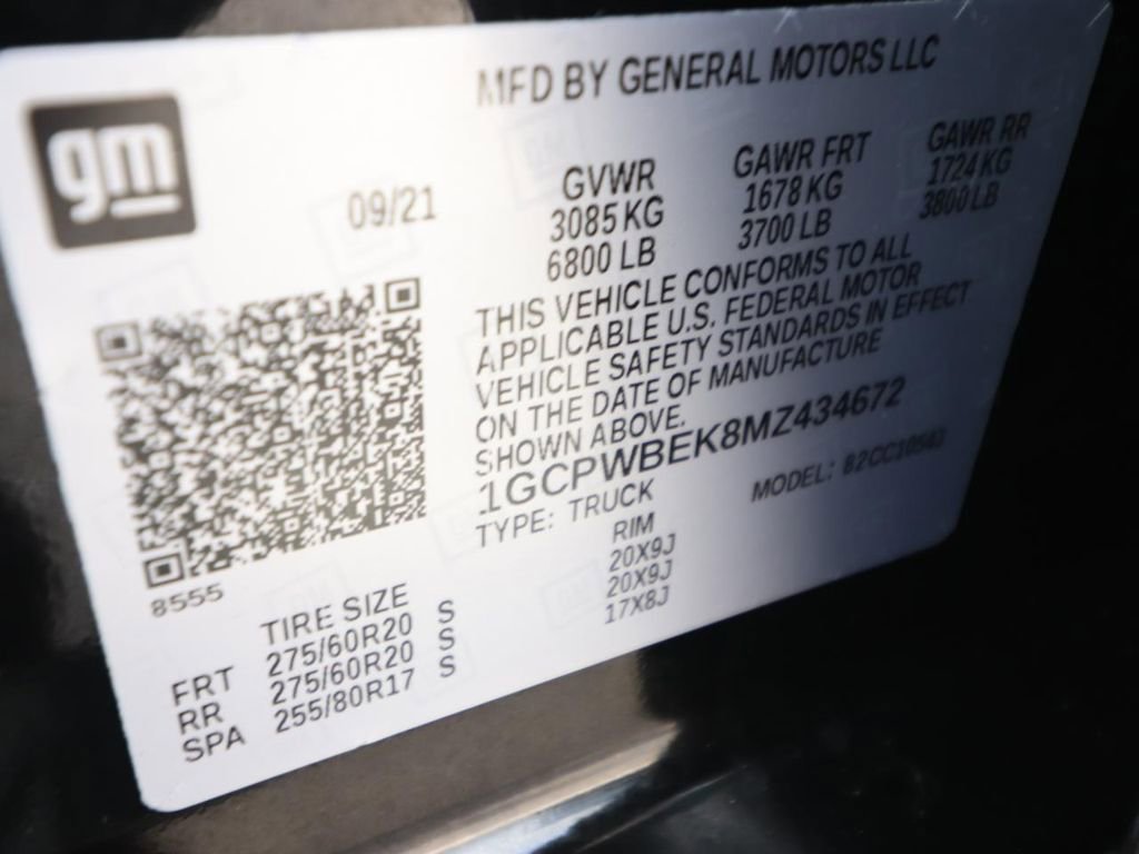 Used 2021 Chevrolet Silverado 1500 Custom w/ Rally Edition RWD image 23