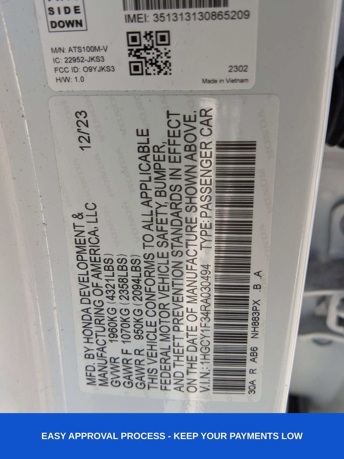 Used 2024 Honda Accord EX image 20