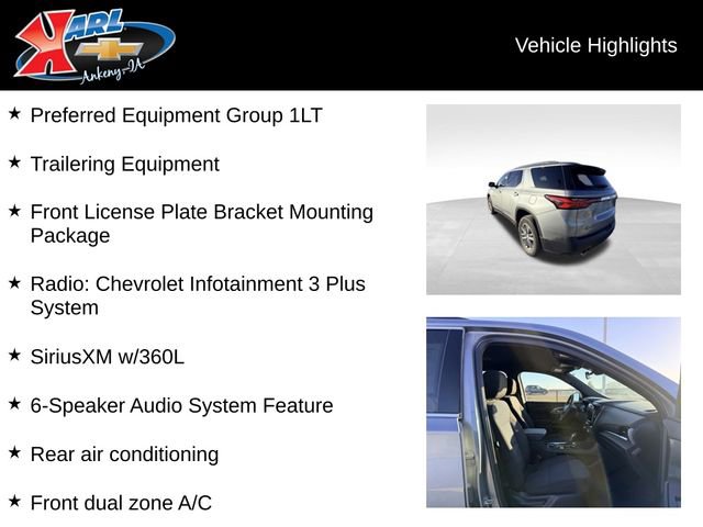 Used 2023 Chevrolet Traverse LT image 2