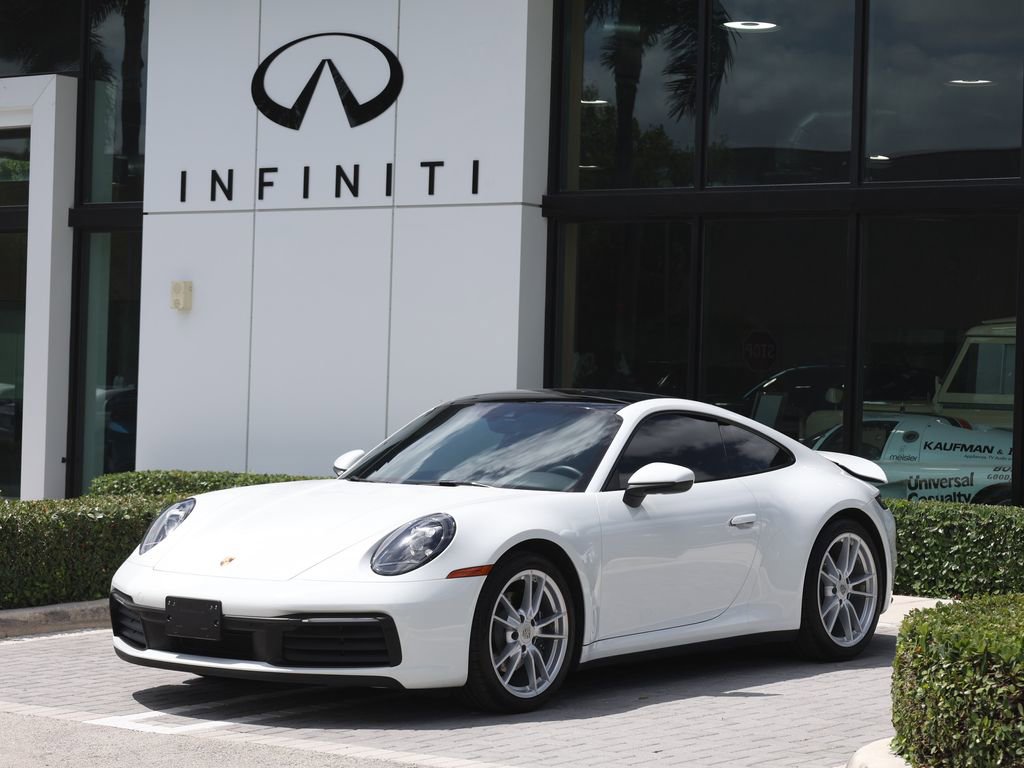 Used 2020 Porsche 911 Carrera w/ Sport Chrono Package RWD image 1
