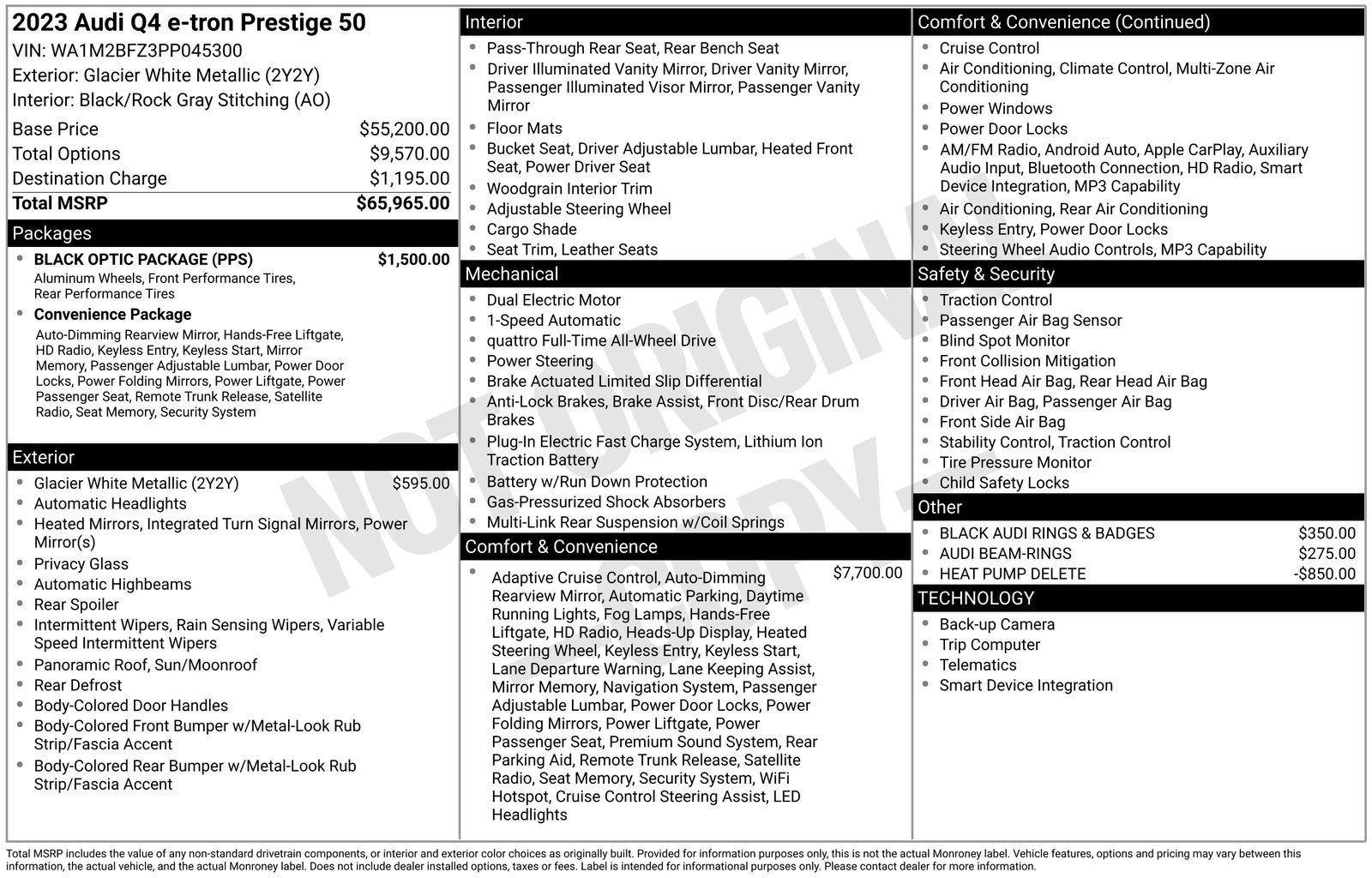 Certified 2023 Audi Q4 e-tron Prestige w/ Black Optic Package AWD/4WD image 32