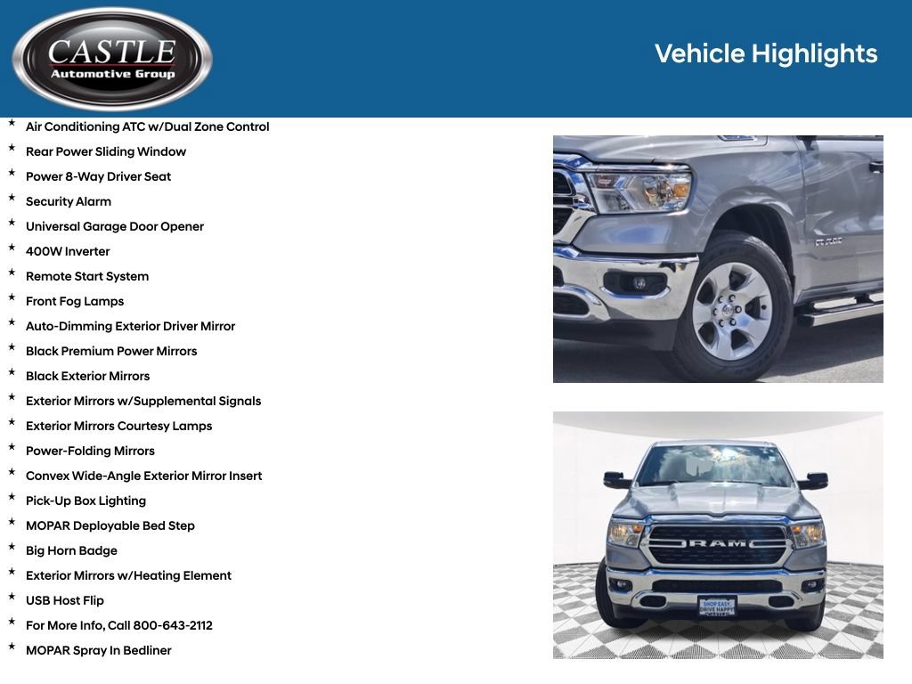 Used 2023 RAM 1500 Big Horn AWD/4WD image 16