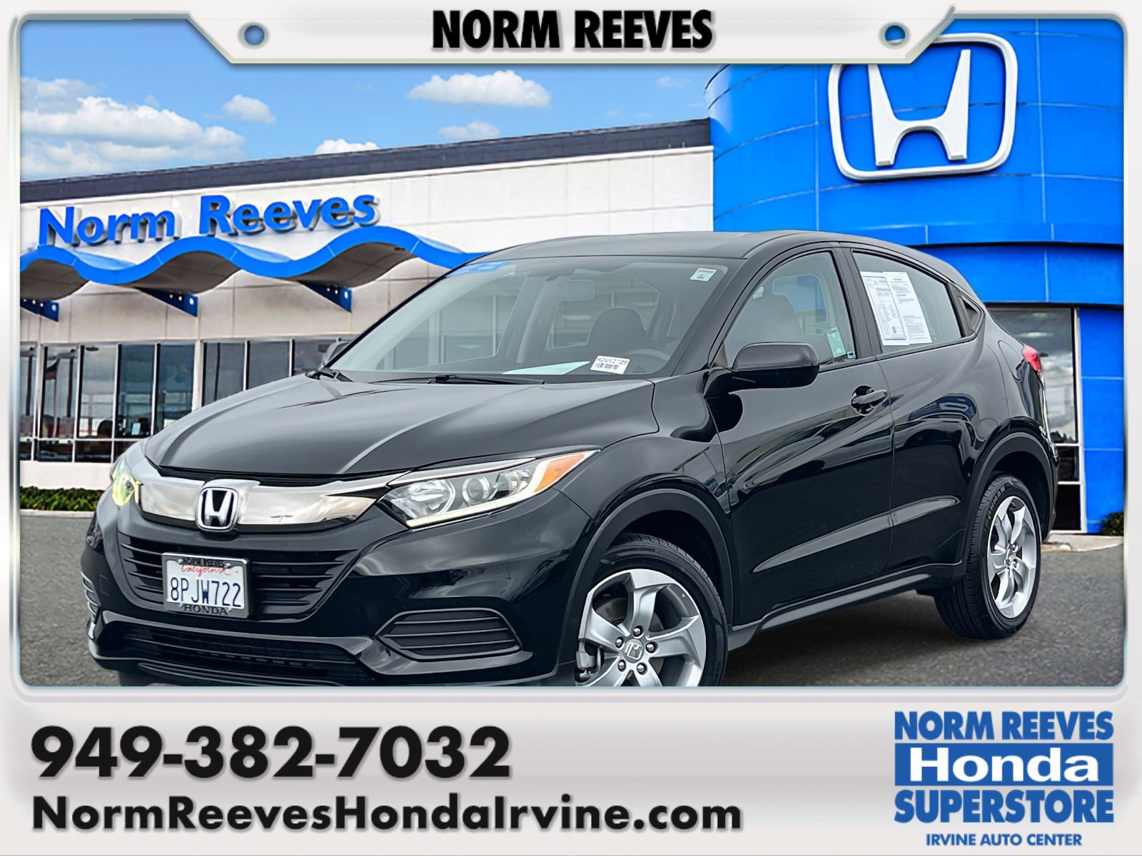 Certified 2019 Honda HR-V LX