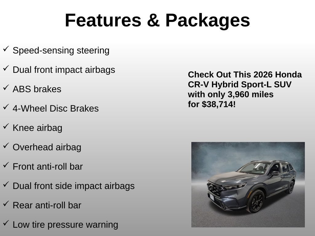 Certified 2026 Honda CR-V Sport-L image 12