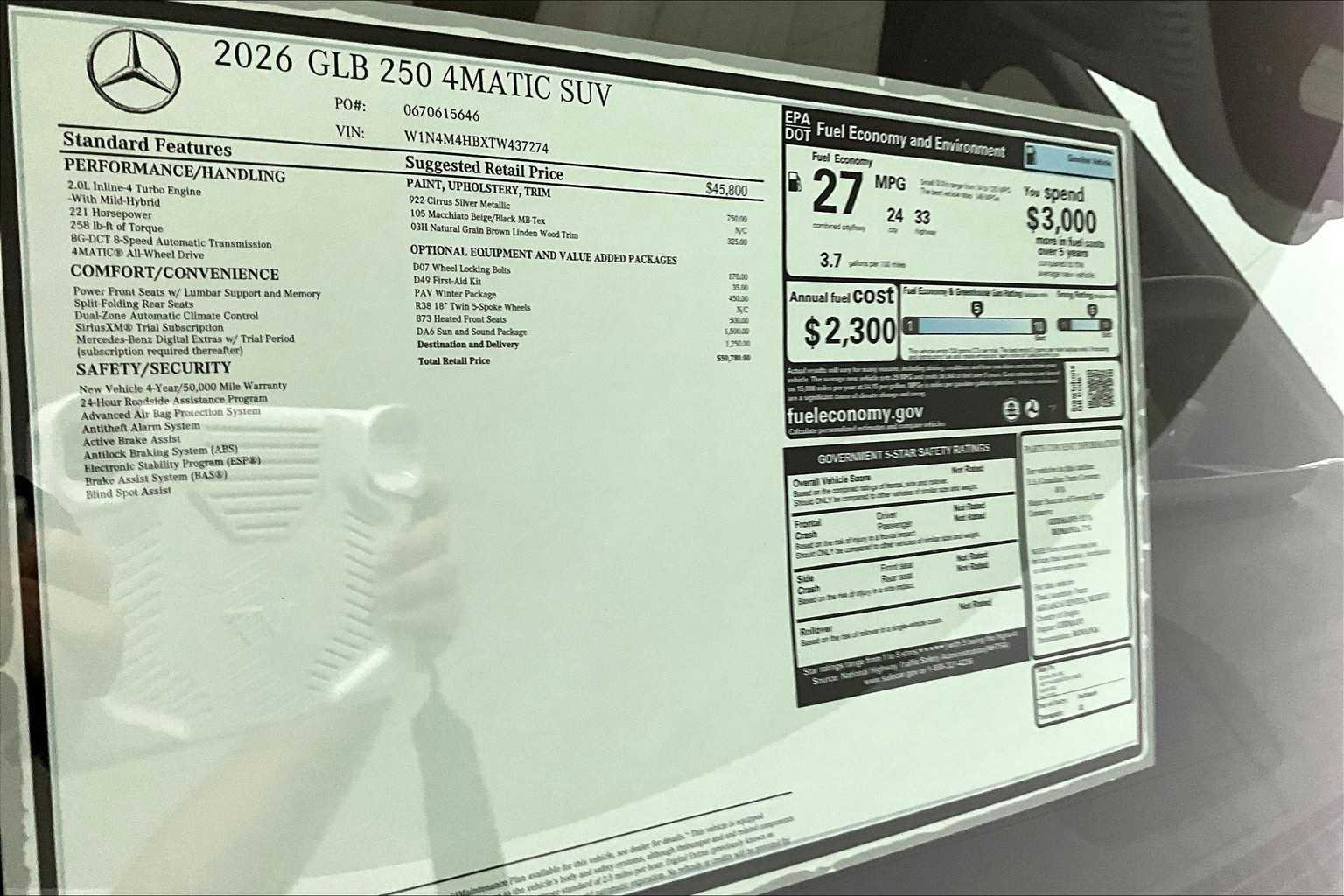 New 2026 Mercedes-Benz GLB 250 4MATIC image 17