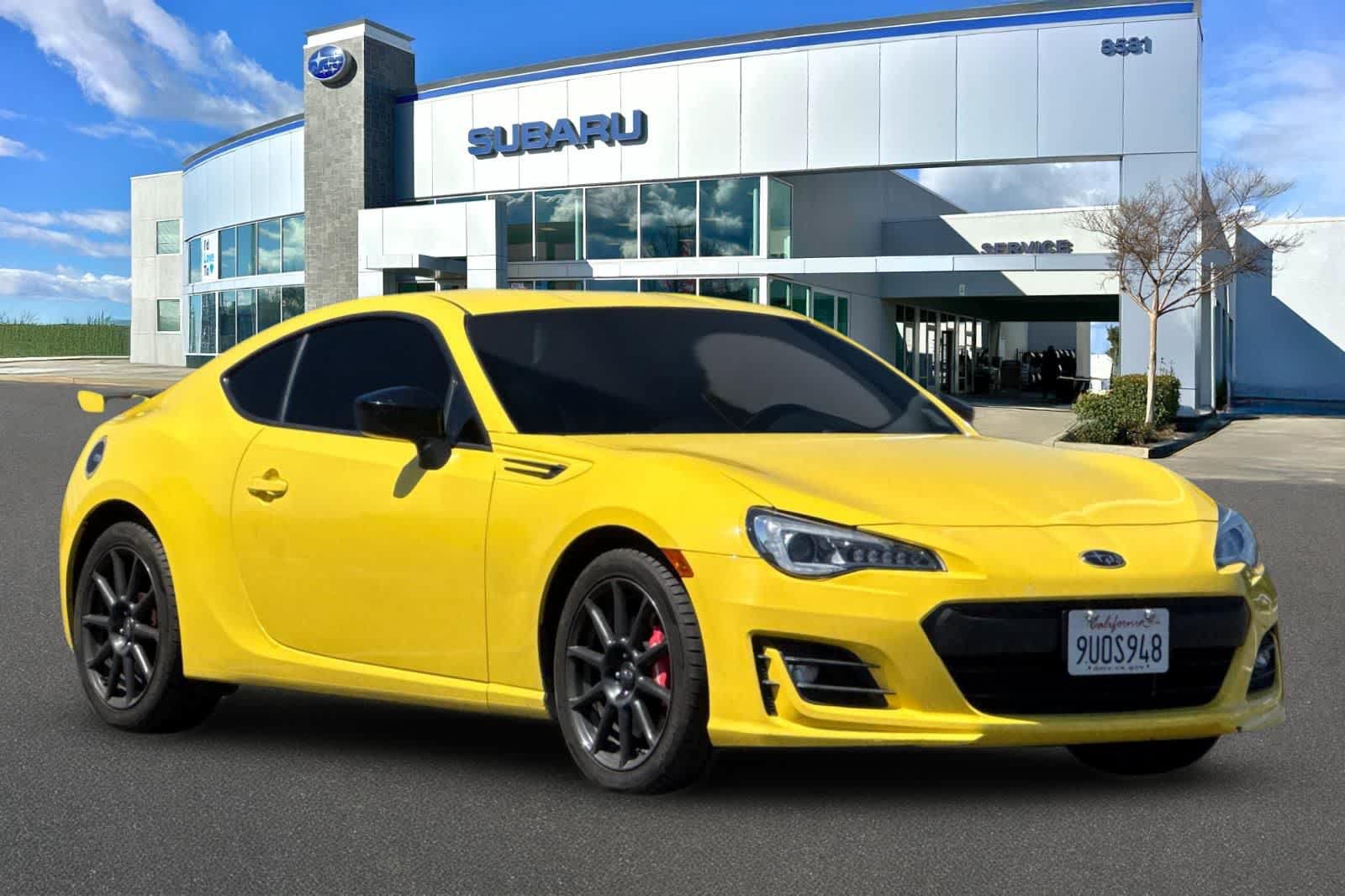 Used 2017 Subaru BRZ Series.Yellow RWD image 5