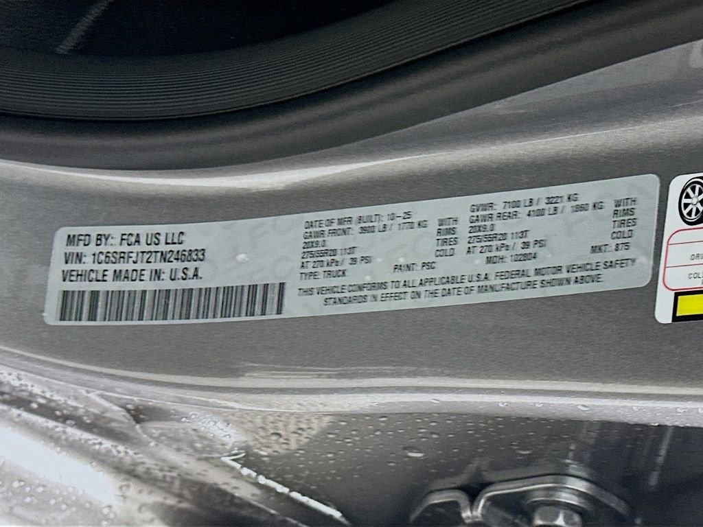 New 2026 RAM 1500 Laramie w/ Sport Appearance Package image 18