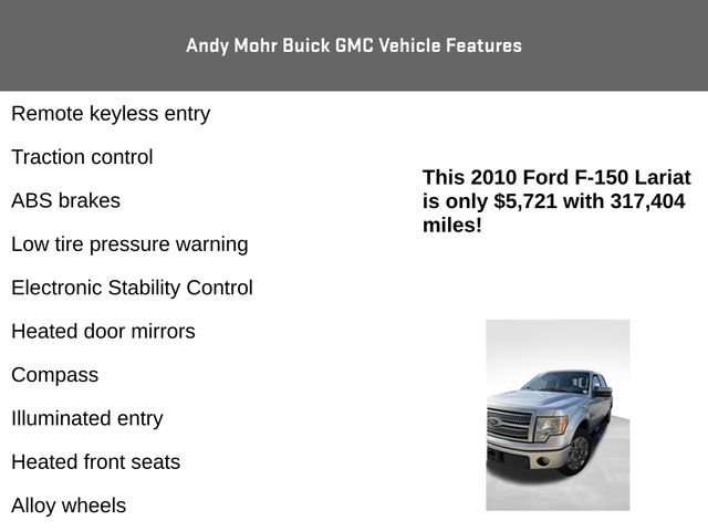 Used 2010 Ford F150 Lariat AWD/4WD image 8
