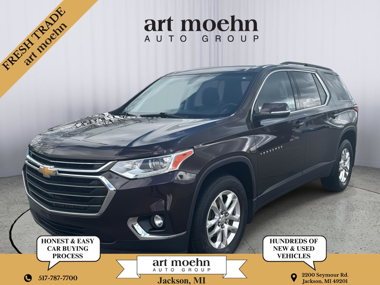 Used 2019 Chevrolet Traverse LT w/ LPO, Floor Liner Package