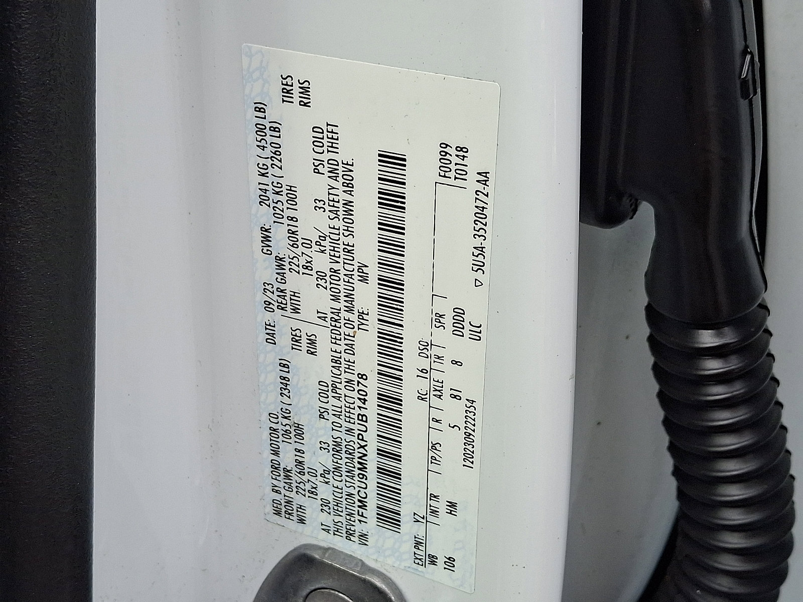 Certified 2023 Ford Escape ST-Line w/ Tech Pack #1 image 28