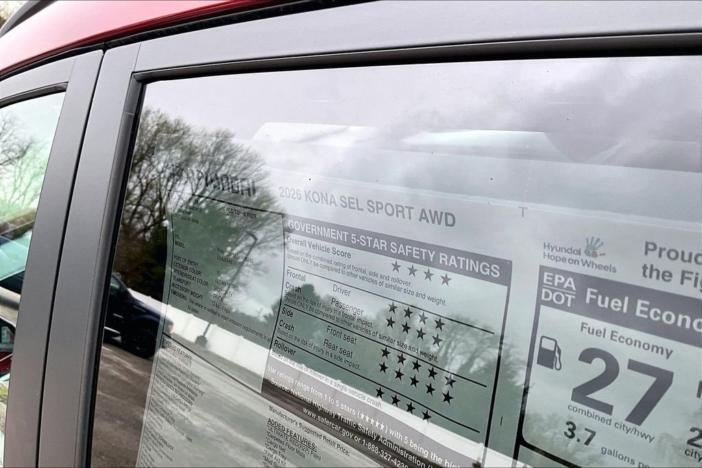 New 2026 Hyundai Kona SEL Sport image 14