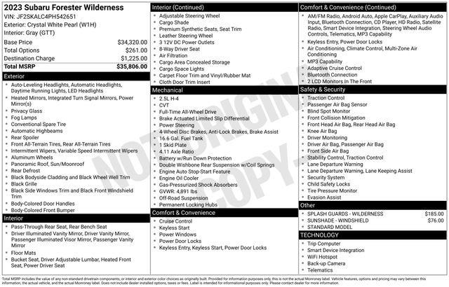 Used 2023 Subaru Forester Wilderness image 6
