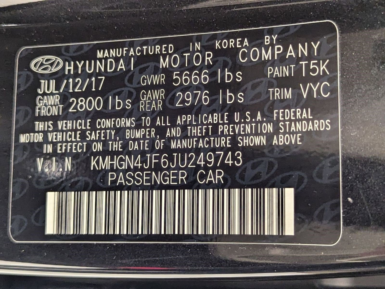 Used 2018 Genesis G80 5.0 Ultimate image 18