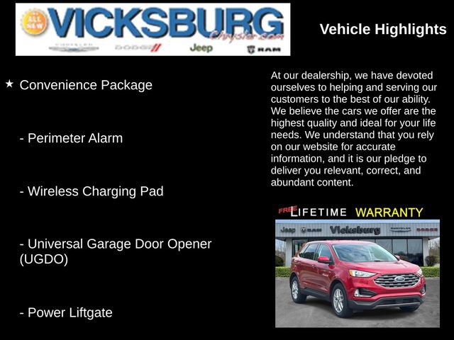 Used 2021 Ford Edge SEL w/ Convenience Package AWD/4WD image 19