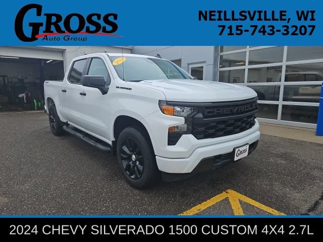 Used 2024 Chevrolet Silverado 1500 Custom w/ LPO, Dark Essentials Package AWD/4WD image 1