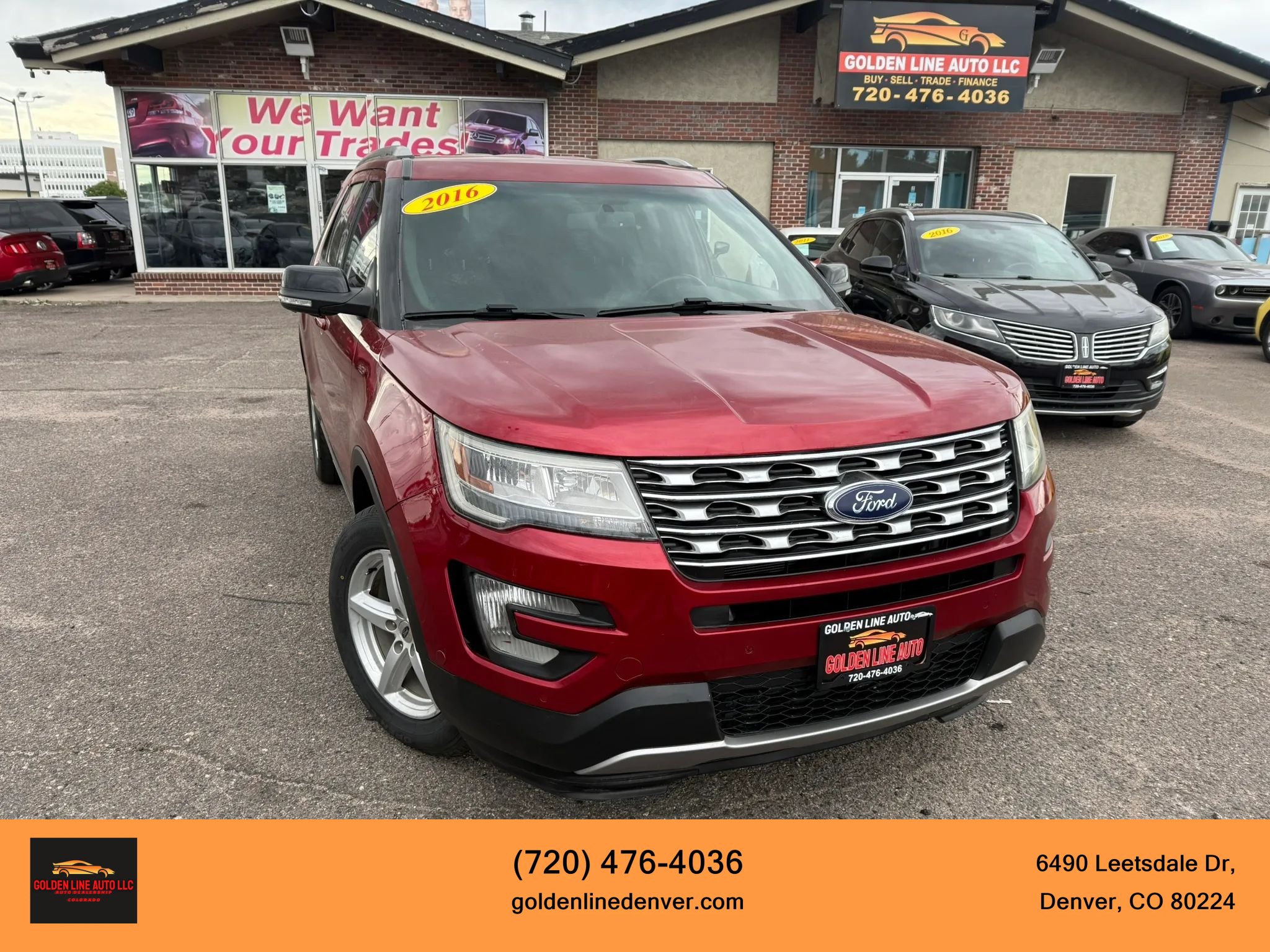 Used 2016 Ford Explorer XLT w/ Equipment Group 201A AWD/4WD image 1