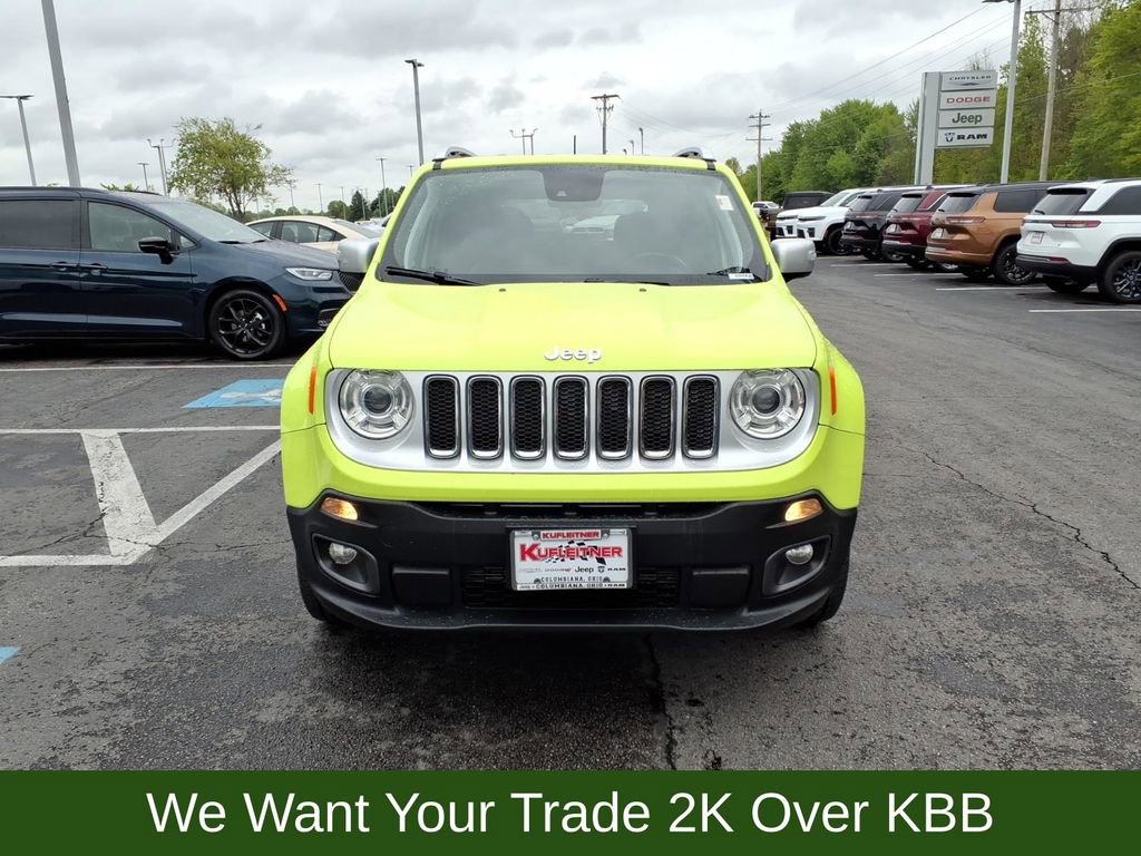 Used 2018 Jeep Renegade Limited w/ UConnect 8.4 Nav Group AWD/4WD image 3