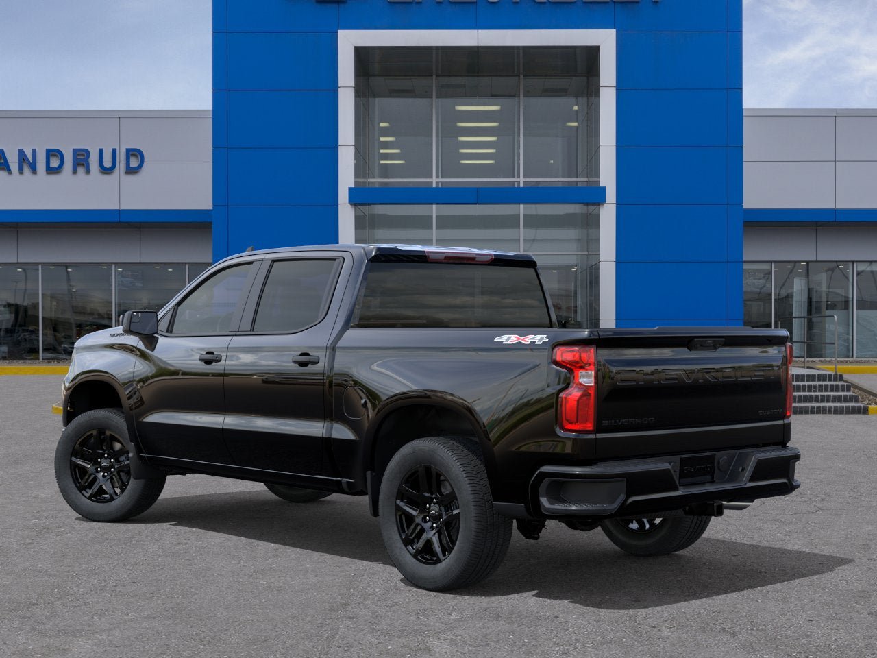New 2026 Chevrolet Silverado 1500 Custom w/ LPO, Dark Essentials Package AWD/4WD image 3