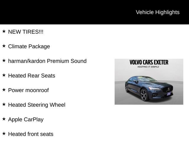 Certified 2024 Volvo S60 B5 Plus w/ Climate Package AWD/4WD image 5