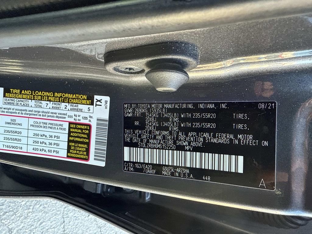 Certified 2021 Toyota Highlander XSE image 13