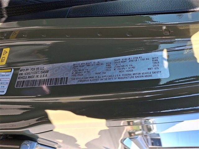 New 2026 Jeep Gladiator Mojave w/ Safety Group image 10