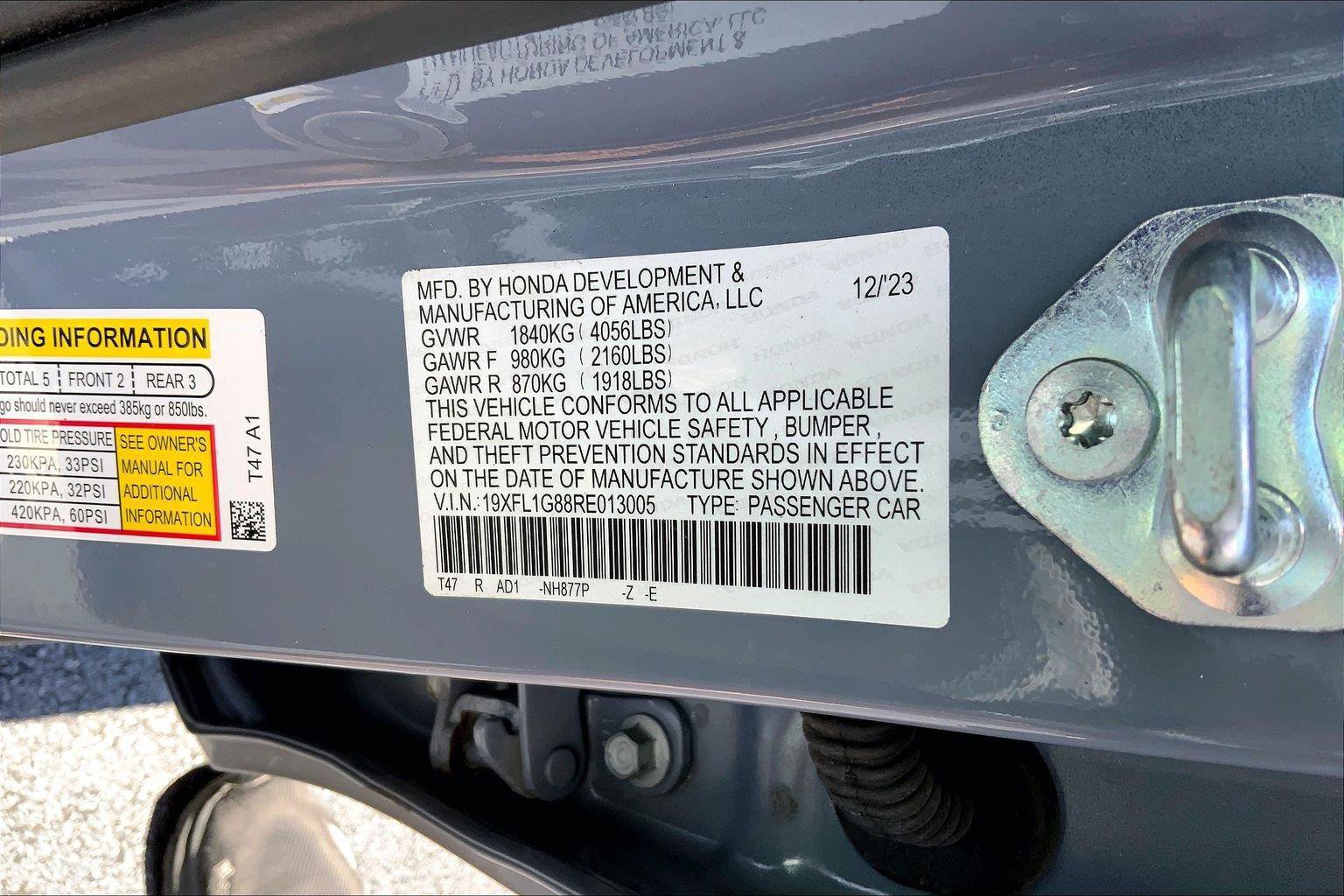 Used 2024 Honda Civic Sport Touring image 32