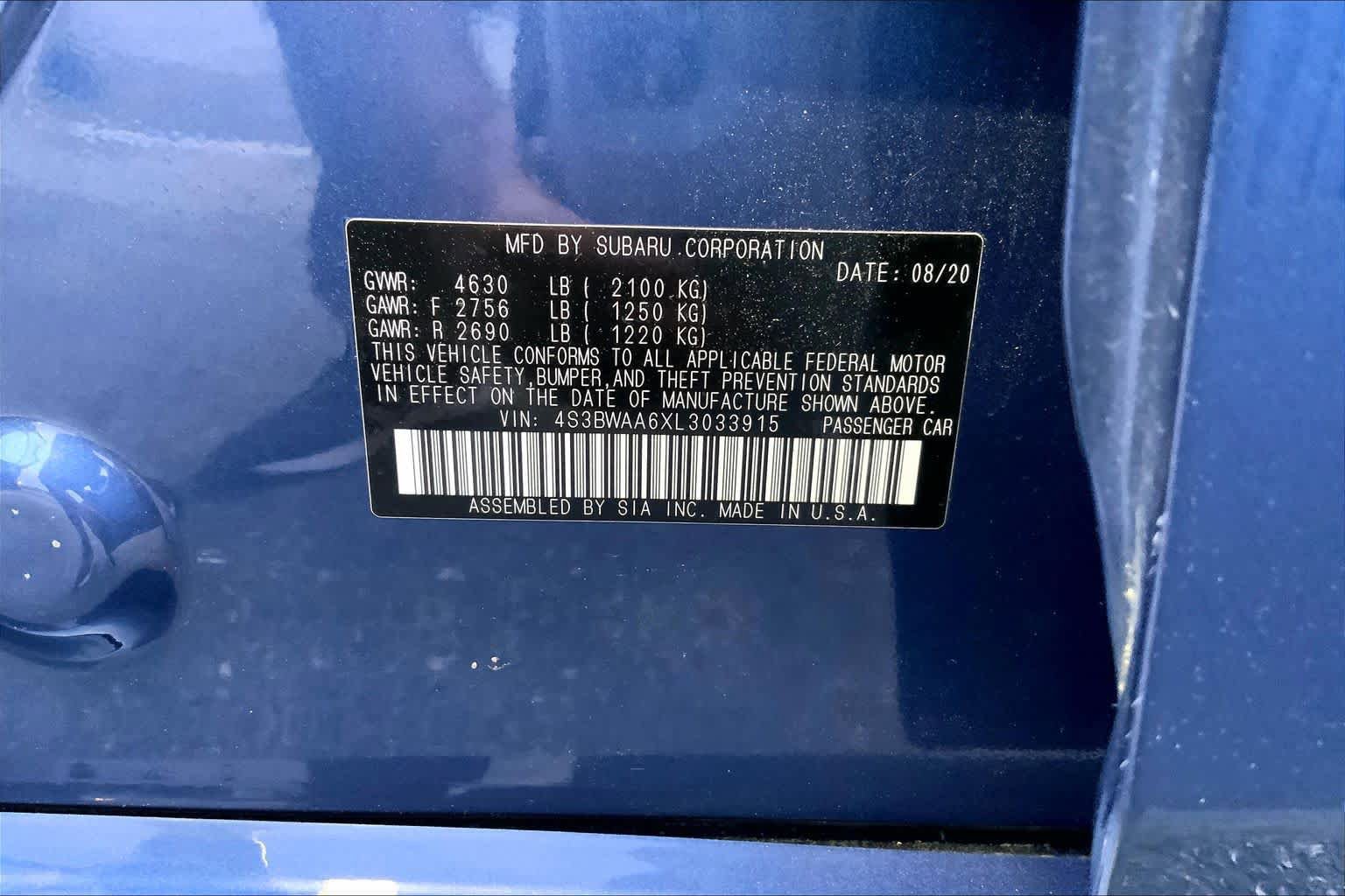 Used 2020 Subaru Legacy image 30