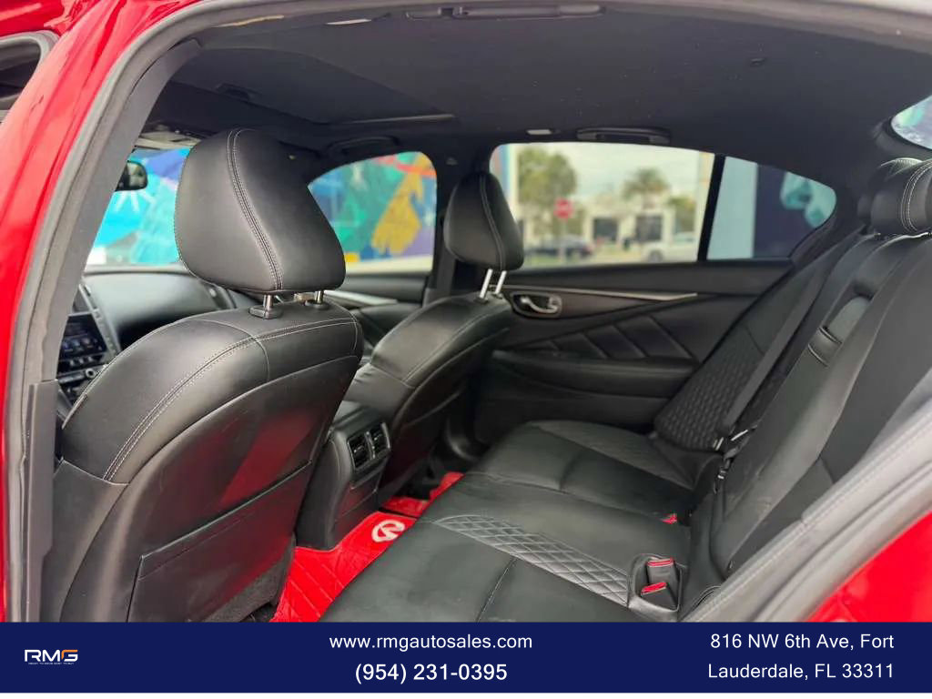 Used 2017 INFINITI Q50 Red Sport 400 image 13
