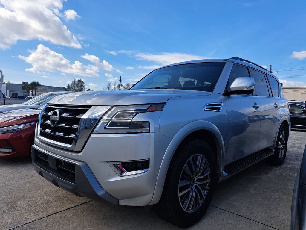 Used 2023 Nissan Armada SL w/ Captain's Chairs Package image 1