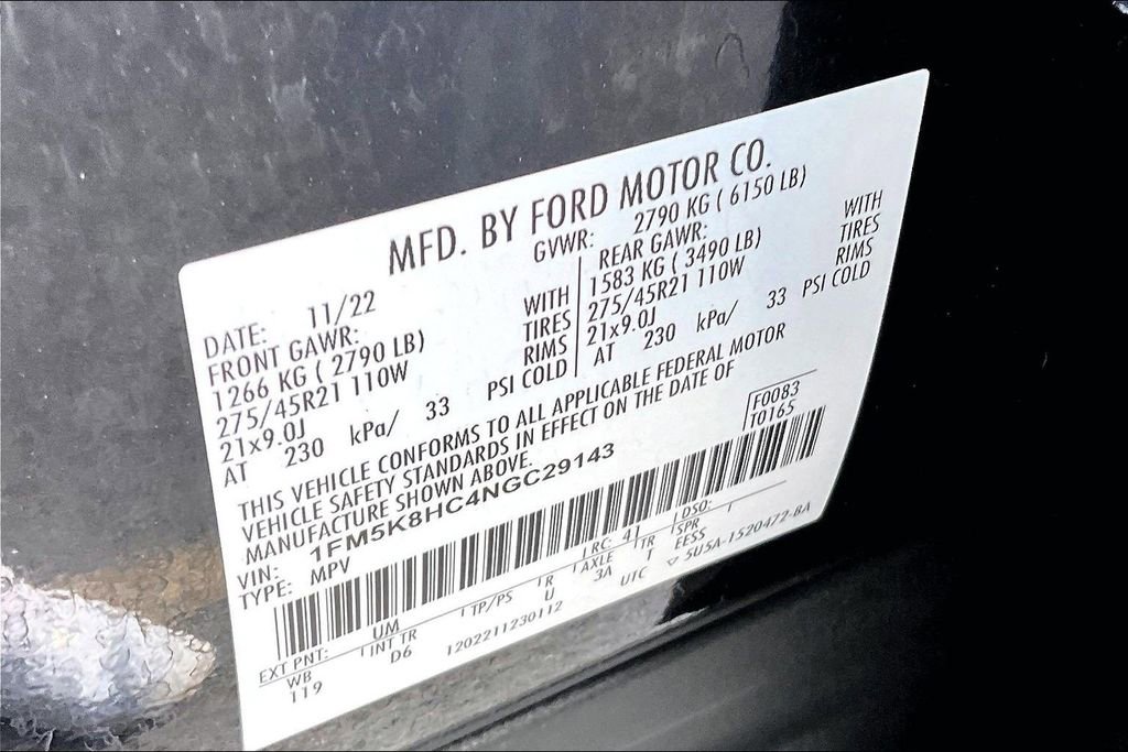 Used 2022 Ford Explorer Platinum w/ Equipment Group 601A image 33